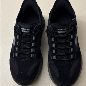 Skechers Black and Gray Trail Shoes